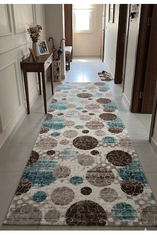 Merinos Akrilik Halı 100x150 Yolluk Halı Renkli