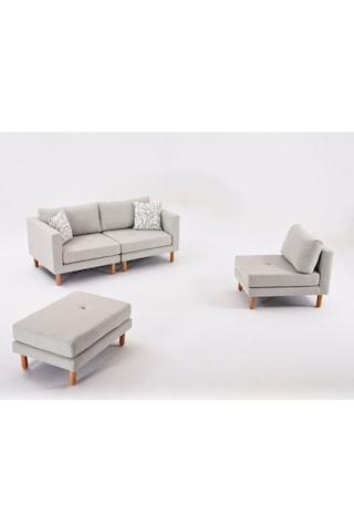 Armin Akıllı Köşe Koltuk Takımı & Modern Modüler Yataklı Köşe Takımı - Antrasit