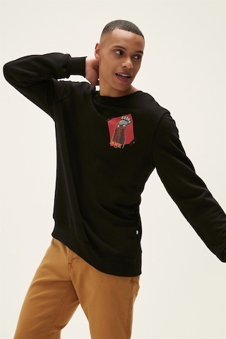 Bad Bear HERE Erkek Sweatshirt Siyah