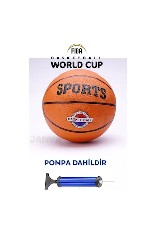 7 Numara Basketbol Topu,basket Topu Ve Pompa Şişirme Iğnesi