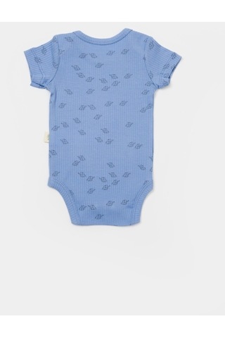 Organik Modal Fil Baskılı 2 Li Kısa Kollu Badi 001