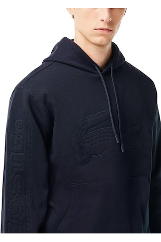 Lacoste Erkek Jogger Kapşonlu Sweatshirt Lacivert