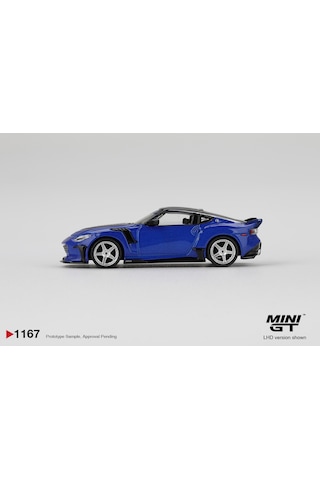 1:64 Ölçek Mini Gt Nissan Z Veilside Ffz400 Seiran Blue Diecast Metal Minyatür Model Araba 5cm