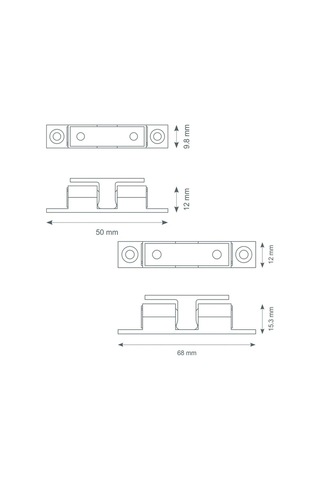 Canex Bilyalı Pirinç Çıt Çıt 10 Adet Gri