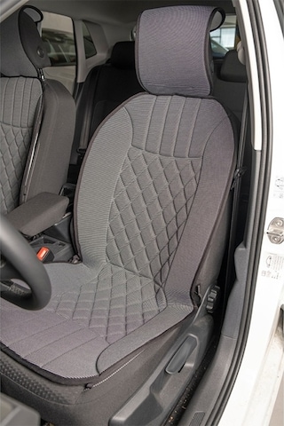 Volvo V40 Cross Country Uyumlu Koltuk Minderi Ön 2'li Set Elegance Gri