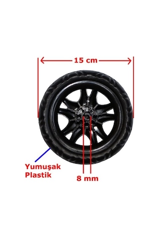 Tak Çıkar Pazar Araba Teker Geçmeli Bebek Arabası Tekerleği