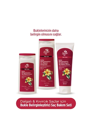 Selesta Life Tiare Çiceği Ve Shea Yağı Özlü 3'lü Bukle Belirginleştirici Saç Bakım Seti Kıvırcık Saçlar