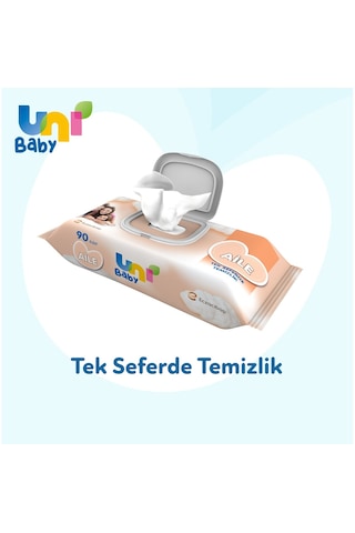 Uni Baby Aile Islak Havlu Mendil 90x24 2160 Yaprak