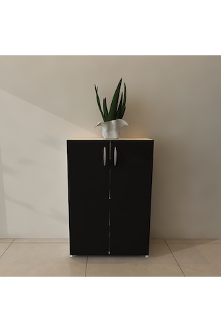 Moonlife Turna 4 Raflı Ayakkabılık Siyah