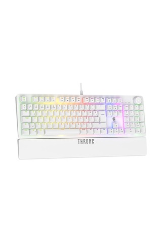 Lumina K1 Chromatic Argb Işıklandırma - Makro Yazılımlı - Red Switch - Bilek Destekli Mekanik Klavye