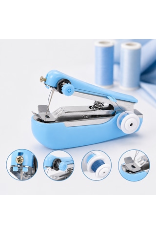 Taşınabilir Mini El Dikiş Makinesi Pratik Ev Tipi Sökük Dikme Aleti Stitch 1