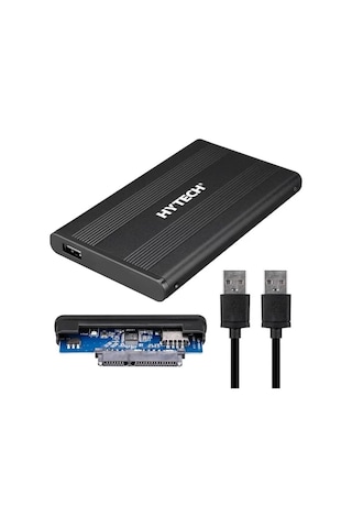 Hubrendy Sh Hytech Hy-hdc20 2.5" Usb 2.0 Sata Harici Hard Disk Kutusu Siyah