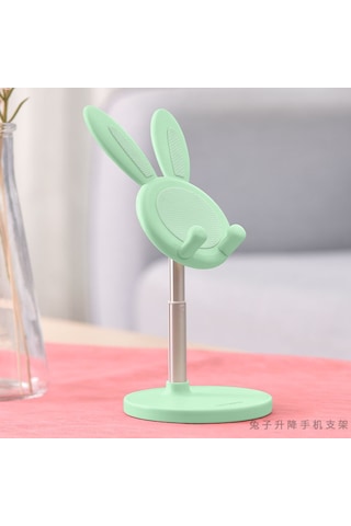 Maiyame Yeşil Renkli, Ayarlanabilir Yükseklikli, Taşınabilir Telefon Ve İpad Masaüstü Tutucu - Konforlu Kullanım, Dayanıklı Malzeme