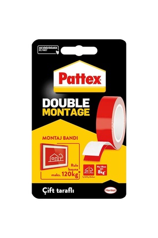 Double Montage Çift Taraflı Montaj Bandı, İç Ve Dış Mekanlar İçin Uygun Ekstra Güçlü Ve Dayanıklı Bant Yap