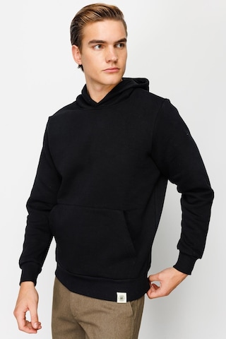 Igs İgs Erkek Siyah Standart Kapşonlu Sweatshirt Siyah
