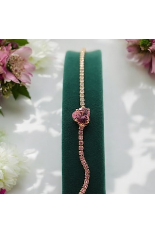 Casera's Kadın Bileklik Csr70124017 Gümüş - Pembe