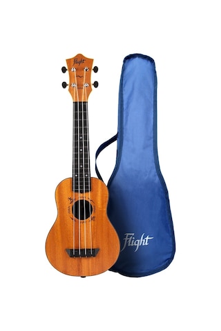 Flight Tus53 Mahogany Soprano Travel Ukulele