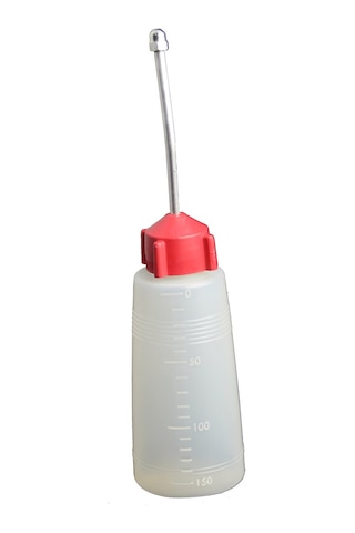 Plastik Şeffaf Metal Uçlu Kapaklı 150Ml Çok Amaçlı Yağdanlık