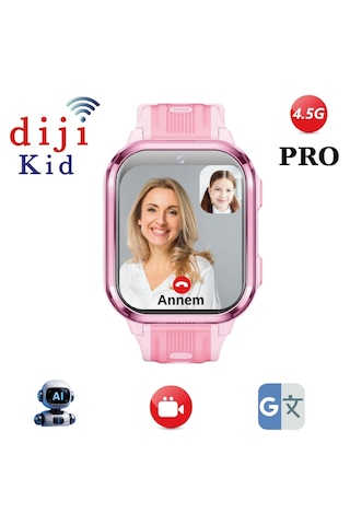 Dijikid 4.5G PRO Görüntülü Görüşmeli Akıllı Çocuk Saati (Distribütör Garantili)