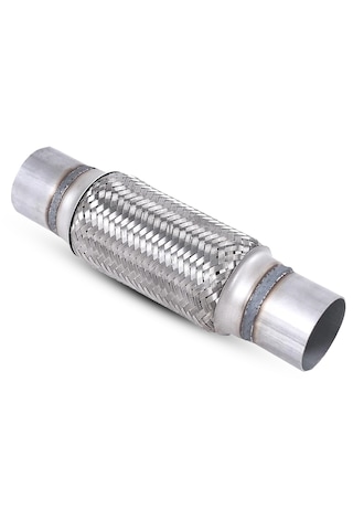 Egzoz Spiral Flex Borusu,45mmx 240mm Üniversal Tip, Paslanmaz Çe