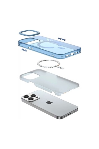 Newface Apple iPhone Uyumlu 14 Pro Max Kılıf Troy Magsafe Kapak