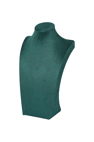 Trendooze Yeşil Vitrin Styleb-29cm Showroom Organizatörü Mücevher Koyu Kolye Göğüs Göğüs Depolama 29cm Wu