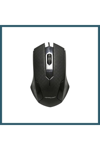 Bezos Konfulon Mw600 Kablolu Optik Ofis Mouse - Siyah Ob