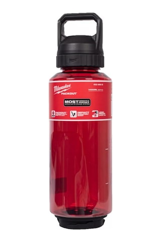 Milwaukee Packout Termos Şişe 1420 Ml Kırmızı Kapaklı 4932498638