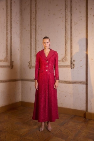 Senna Alıcıa Dress Bordo Bordo
