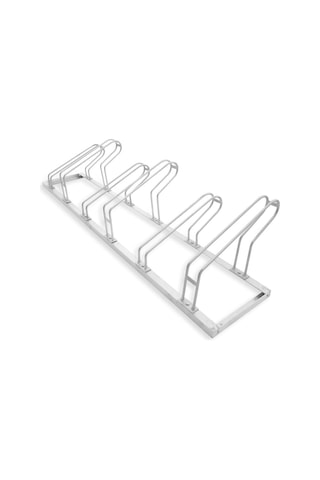 Bisiklet Park Yeri Altılı Galvaniz 40x210 Cm, Bisiklet Park Demiri-1118 Gümüş