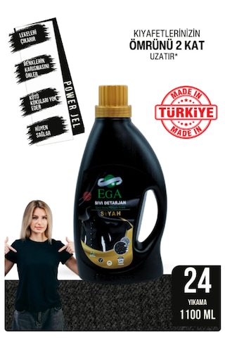 Siyah Sıvı Yıkama Deterjanı 4x 1100 Ml 4 L