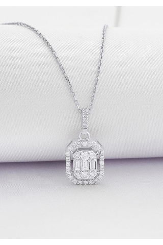 Pırlanta Baget Kolye /0.27ct