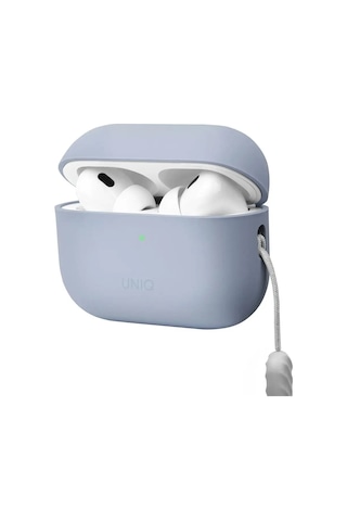 Unıq Airpods Uyumlu Pro 2 İçin Lıno Silikon Kılıf Bilek Askısı İle 147855447 Açık Mavi