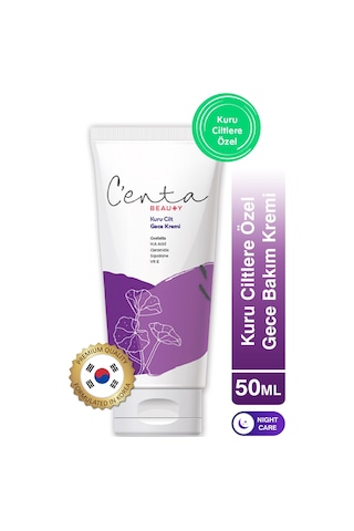 Centa Beauty Kuru Ciltler İçin Gece Kremi 50 ML