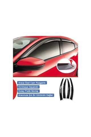 Opel Corsa D Ve E 4lü Mugen Cam Rüzgarlığı