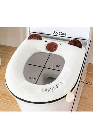 Shalabelle Tuvalet İçin Yumuşak Oturma Kılıfı 310588967 Beyaz