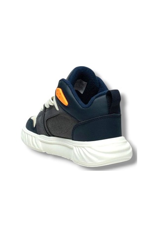 Alessio 537-26 Cilt Anatomik Filet Çocuk Sneaker Lacivert Füme Bej 31-35 Lacivert