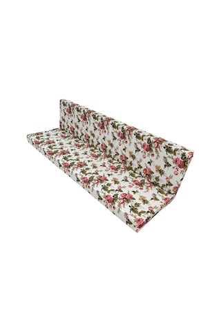 Şark Köşesi Vip Sünger Yatak Büyük Ölçü 100x190x10cm-ingiliz Gülü Çok Renkli