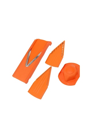 V Şeklinde Mandolin Dilimleyici Manuel Sebze Doğrayıcı Paslanmaz Çelik Bıçaklı El Koruyuculu Pişirme Aleti D Diğer