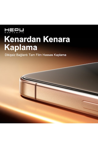 HEPU ARMOR Series Clear HD Cam Ekran Koruyucu – iPhone 14 Pro Uyumlu