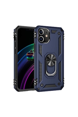 Apple Uyumlu iPhone 12 Mini Uyumlu Zore Vega Kılıf-mavi Mavi -