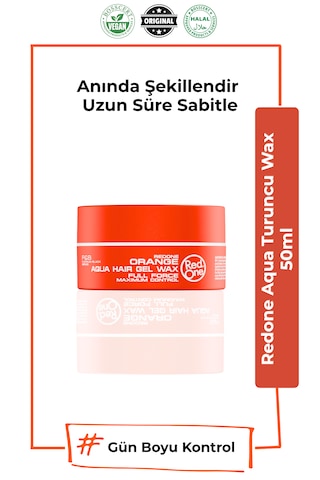 Redone Aqua Wax Turuncu 50 Ml
