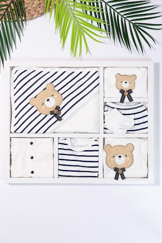 Sitilin Erkek Bebek 10 Lu Hastane Çıkışı Seti Stl6460 Baskılı