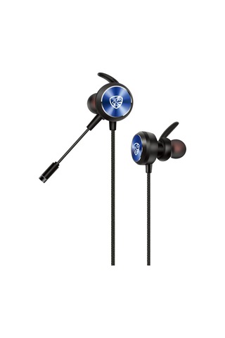 Hytech Hy-gk3 3,5 Oyuncu Esnek Mikrofonlu Mavi Kulakiçi
