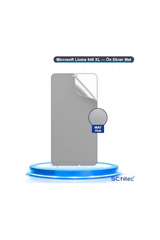 Schitec Liuma 640 Xl Uyumlu Ön Yüzey Mat Hidrojel Ekran Koruyucu 78353725
