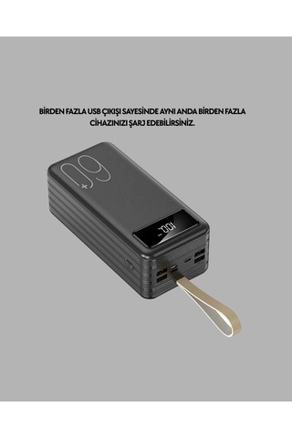 Güvenlik Korumalı Hızlı Şarj Özellikli Powerbank Çok Renkli