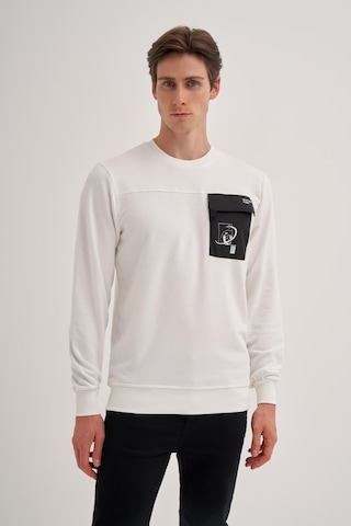 Cazador Erkek 3 İplik Sweatshirt 5016 Ekru 001