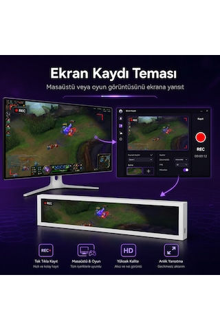 9.2 İnç Kasa İçi Ips Ekran Beyaz Renk