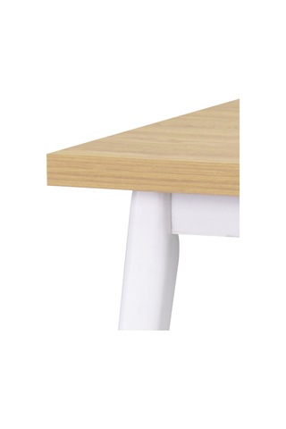 Vilinze Avanos Sabit Mdf Naturel Mutfak Masası - 70x120 Cm Naturel Beyaz