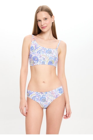 Toosalty Kadın Şal Desen Dokulu Tek Omuz Bikini Takımı 25sw012st Çok Renkli